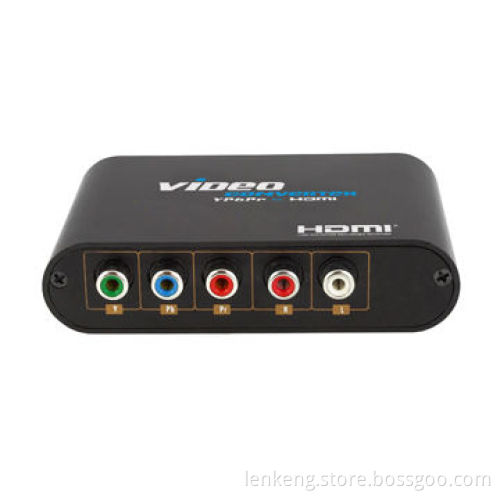 Component YPbPr to HDMI Converter with 5Gbps HDMI Transmission Rate